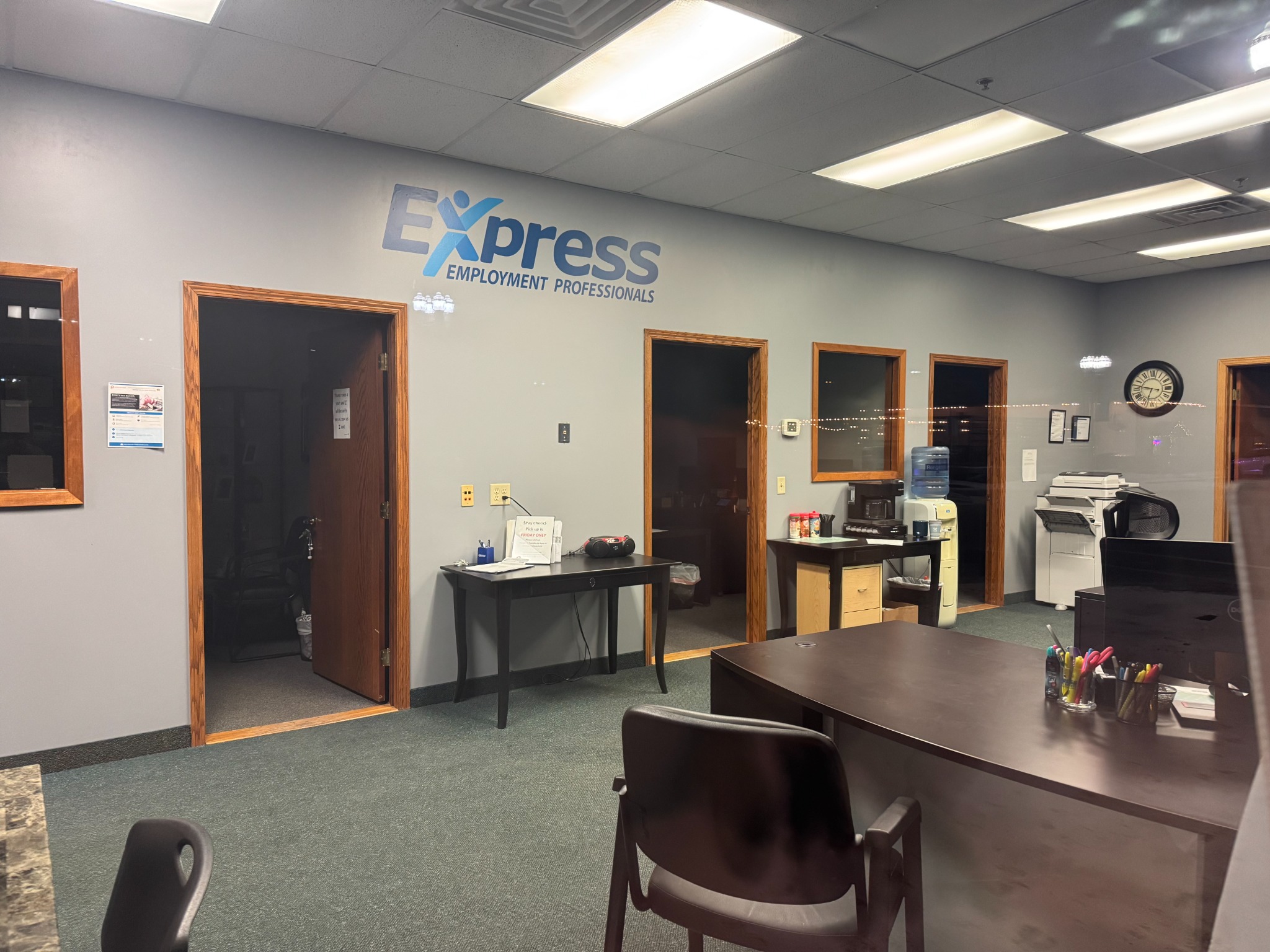 Inside our Express Employment Professionals office in Grand Rapids
