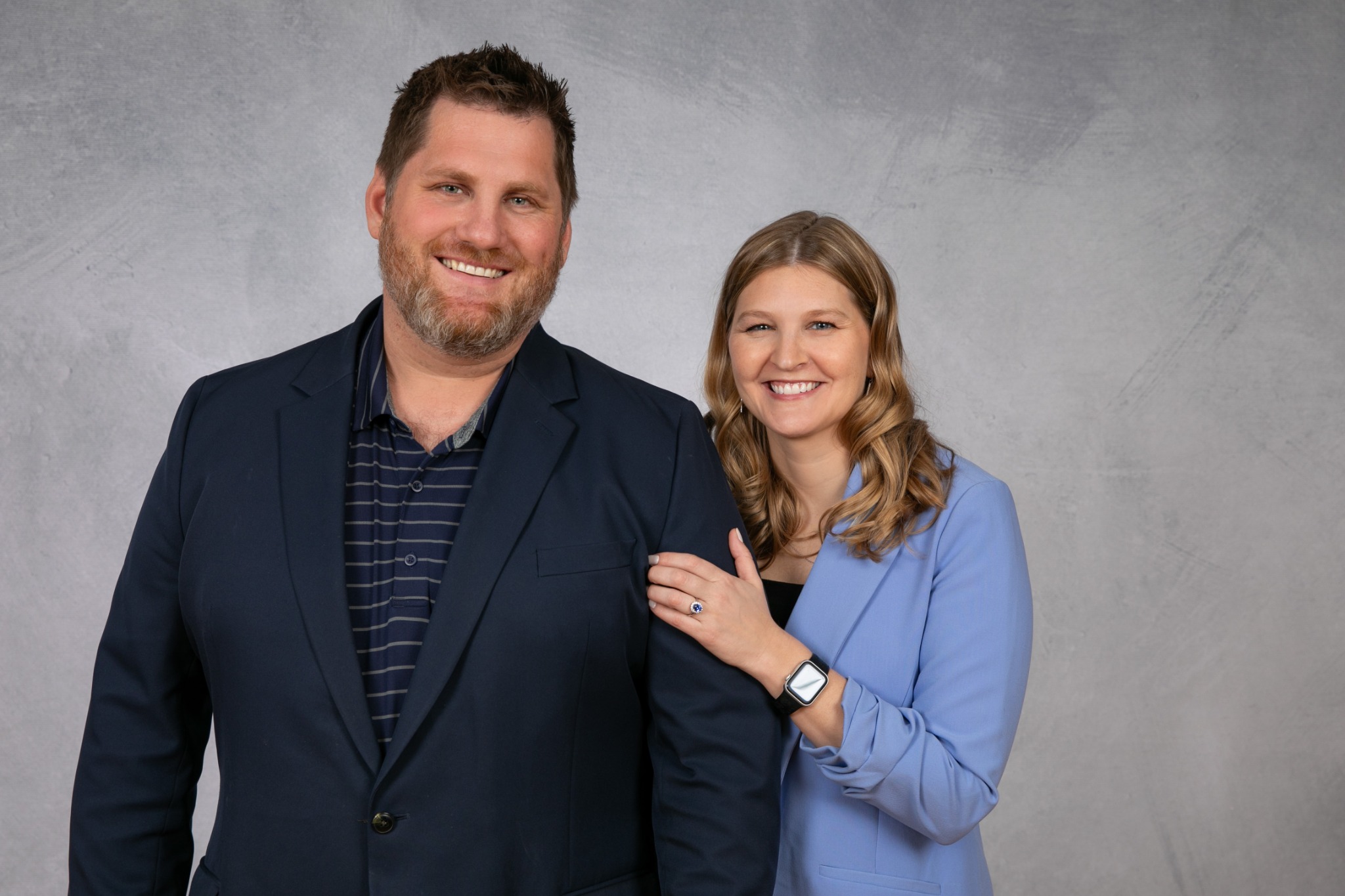 Aaron and Jess Bialke, owners of the local Express office